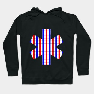 US flag colored asterisk Hoodie